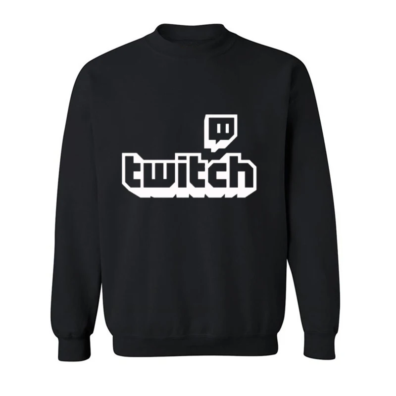 Twitch tv толстовка с капюшоном Мужская и Женская осенне-зимняя флисовая толстовка с длинным рукавом пуловер Спортивная одежда спортивные куртки с капюшоном