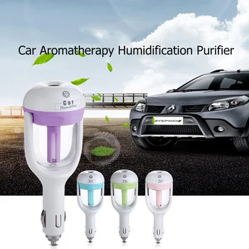 

Mini Portable Air Humidifier Car Aromatherapy Purifier Aroma Diffuser USB Interface 180 ° Rotating Humidifier Car Accessories