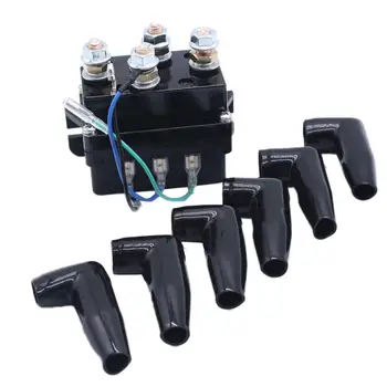 

12V 500A Suitable For Heavy-duty Winch Controller Electromagnetic Relay Cover JDF-41X 4x4 17000lb SI-AT40022