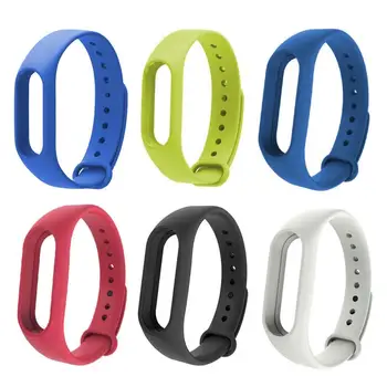 

1pcs 6 Colors Smart Bracelet For Mi Band 2 Strap Replacement Belt Silicone Wristband For Mi Band 2 For Xiaomi Smart Accessories