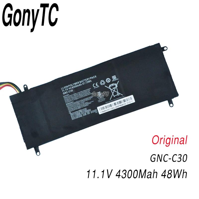 GONYTC 11,1 V 4300mAh 47.73Wh аккумулятор для ноутбука GNC-C30 для GIGABYTE U2442 U24F P34G V2 - Цвет: Add Follow Get 1USD
