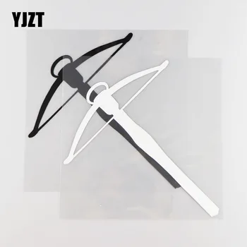 

YJZT 17CM*17.1CM Crossbow Vinyl Decals Decorated With Personalized Car Stickers Pattern 1A-0283