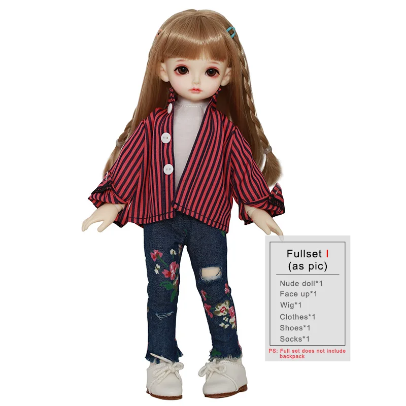 OUENEIFS Рита BJD YOSD кукла 1/6 модель тела для маленьких девочек и мальчиков высокое качество игрушки магазин фигурки из смолы - Цвет: Full set I as in pic