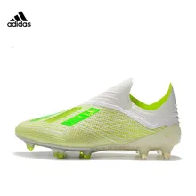 Adidas "Дерзайте показать костюм" X18+ вязаный Водонепроницаемый Цвет гальваническим FG Для мужчин футбольные бутсы Размер 40-44