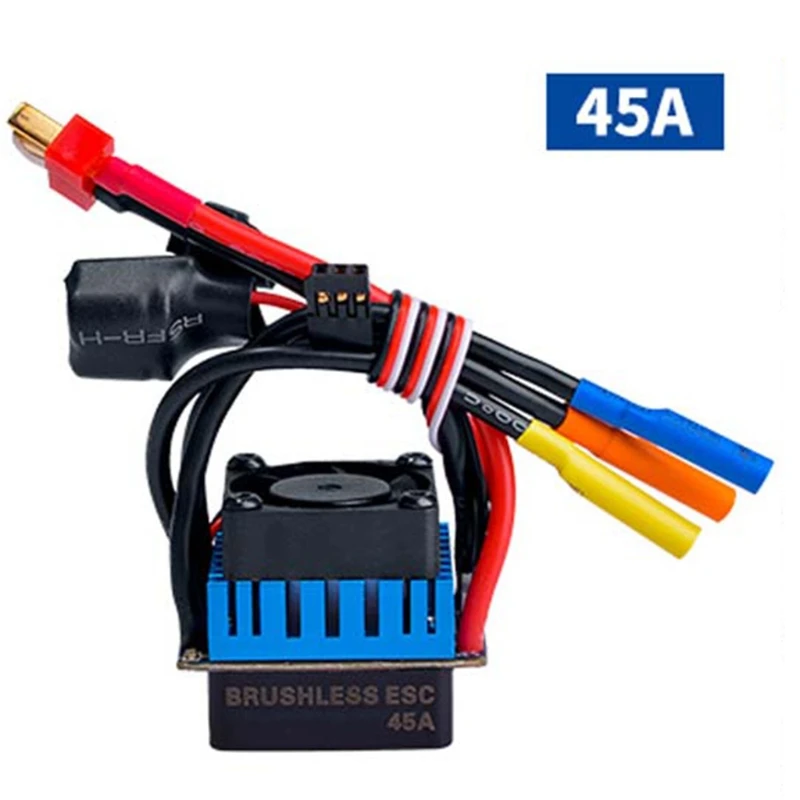 25A/35A/45A/60A/80A/120A Бесконтактный бесщеточный двигатель ESC электрический регулятор