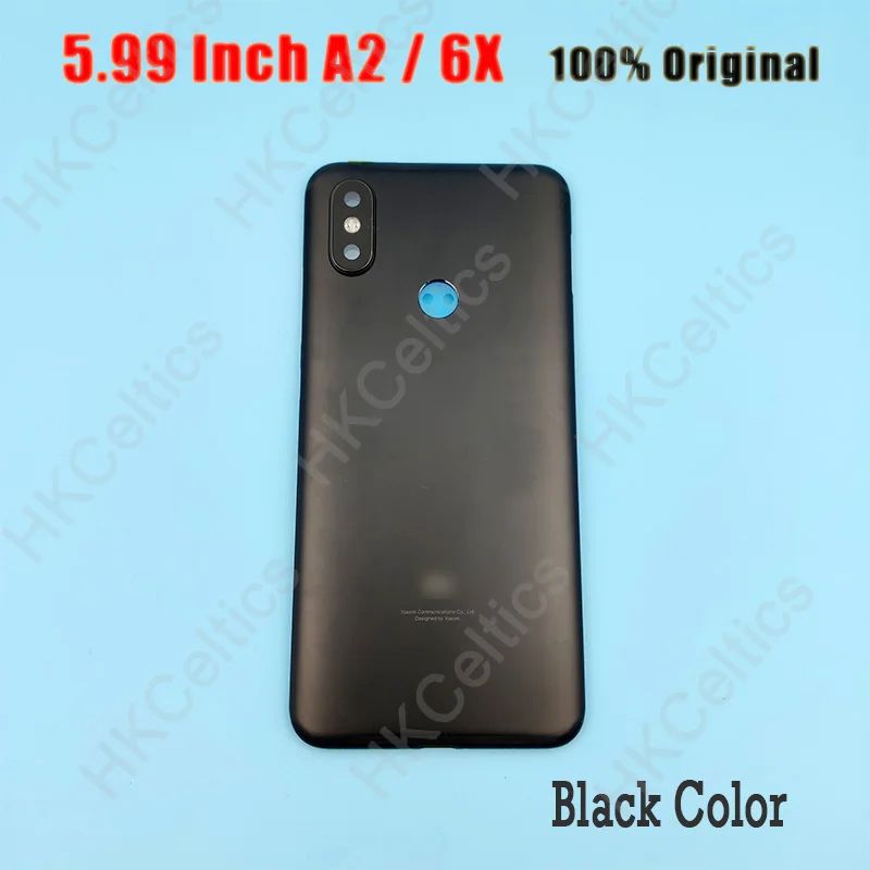 5,9" для Xiaomi Mi A2 крышка батареи задняя крышка Корпус задняя дверь чехол для Xiaomi Mi A2/6X крышка батареи+ Кнопка громкости питания Замена