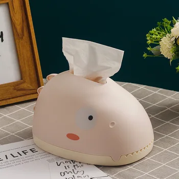 

1PC Cute Cartoon Tissue Boxes Paper Rack Office Table Accessories Facial Case Holder Napkin Tray For Home Hotel Car Bathroom