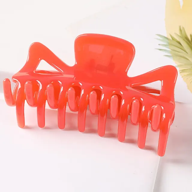 1PC Barrettes  Hair Claw For Women Acrylic Hairpins Hair Crab Claws Girls Make UP Washing Tool Accessories Women Hair Clips 2021 52