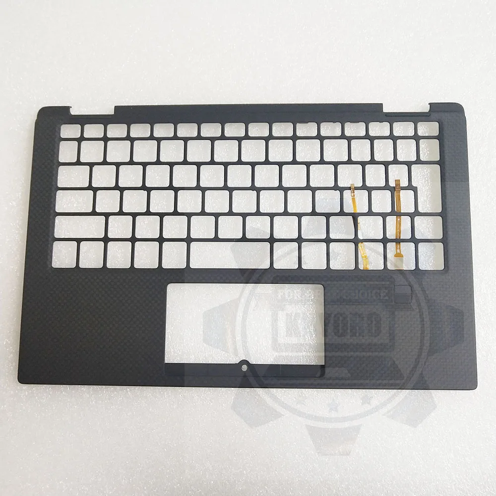 Замена Великобритании Упор для рук верхний чехол для Dell XPS 13 9365 с устройством отпечатков пальцев светодиодный кабель LF-D782P 0F2H4N 0TJGV3