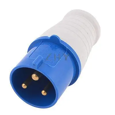 

ZZ-023 220-250VAC 32A 2P+E Wirable Industrial Plug Connctor w Cover