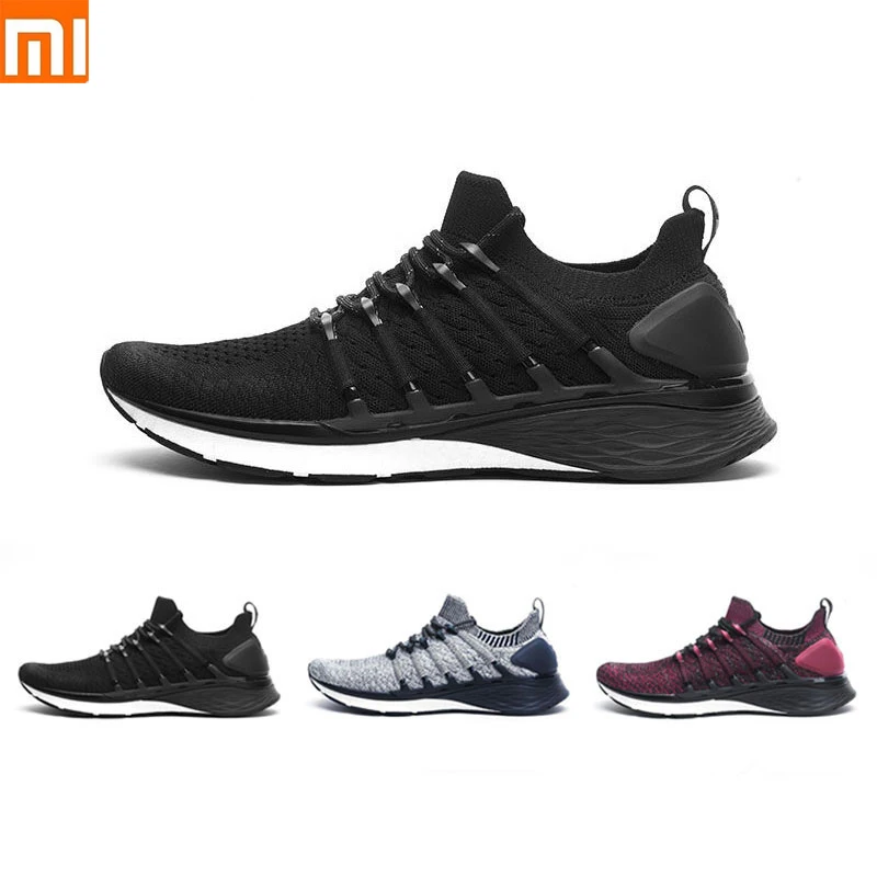Оригинальные кроссовки Xiaomi Mijia, спортивная обувь, 3 кроссовки, попкорн, облако, бомба, 6 в 1, однолитые, с 3D замком, система Fishbone