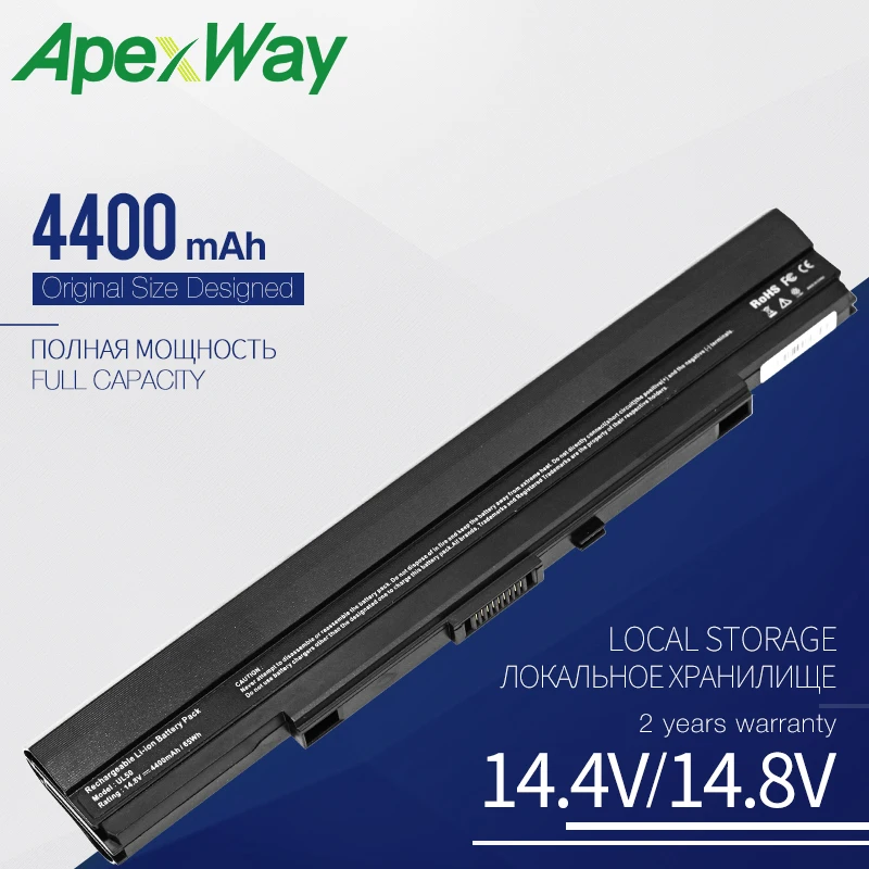 Аккумулятор для ноутбука Asus UL30 UL50 UL80 series UL30A UL30JT UL50A UL50VS UL50Vt UL80A UL80V UL80VS A32-UL30 A42-UL30