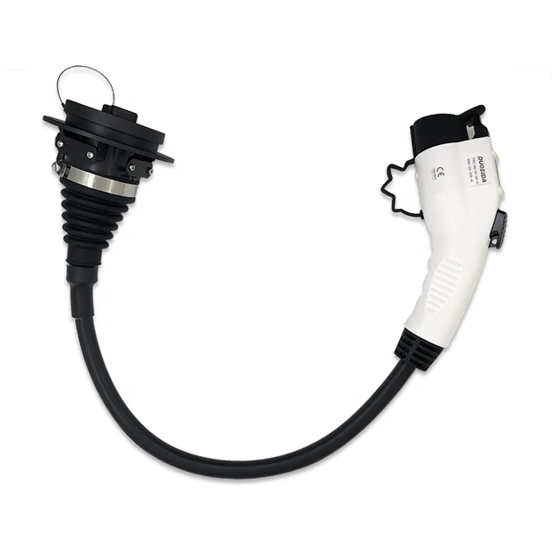 

EVSE Type 2 to Type 1 EV / PHEV charging cable adapter 32amp converter car side socket EV charging connector EV charger adapter