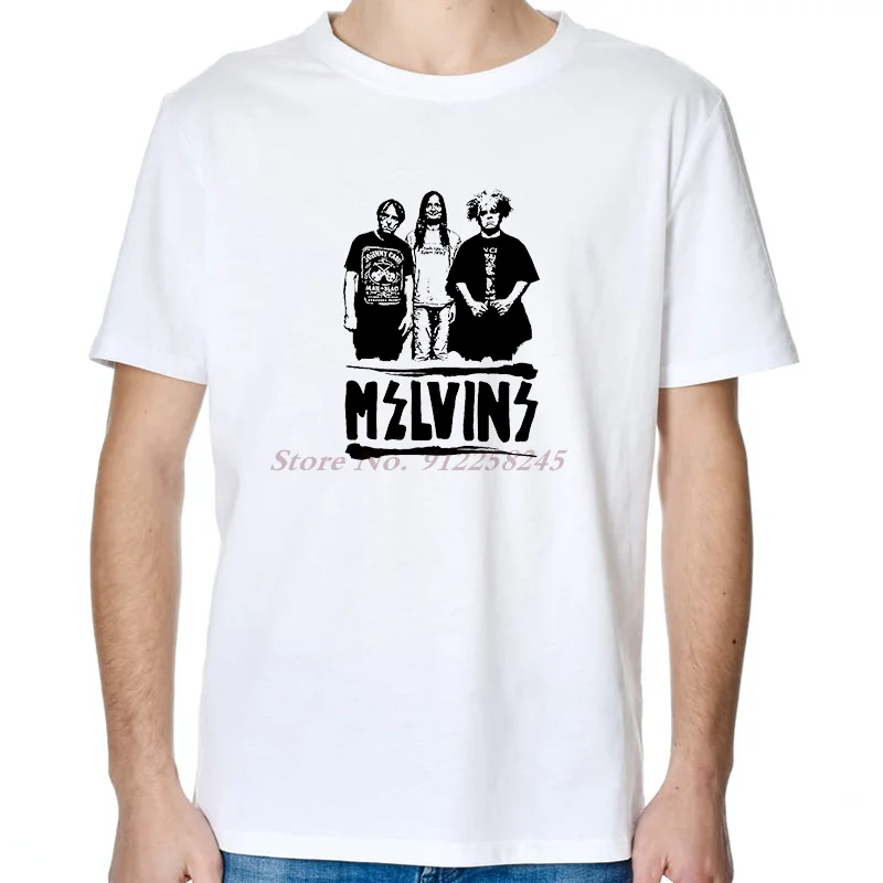 ComicStyle Usa Melvins Music Rock Punk men T Shirt Graphic Tees Short Sleeves T-shirt Merch Harajuku Streetwear Men clothing