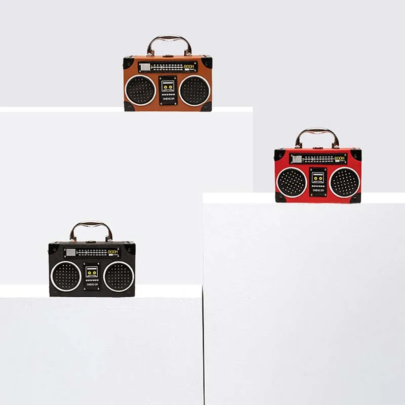 Xianjian, школьная, для девочек, уникальная, funky radio boom box, сумка, кошелек, сумка через плечо, коричневая сумка, уникальная специальная сумка(XJHB911