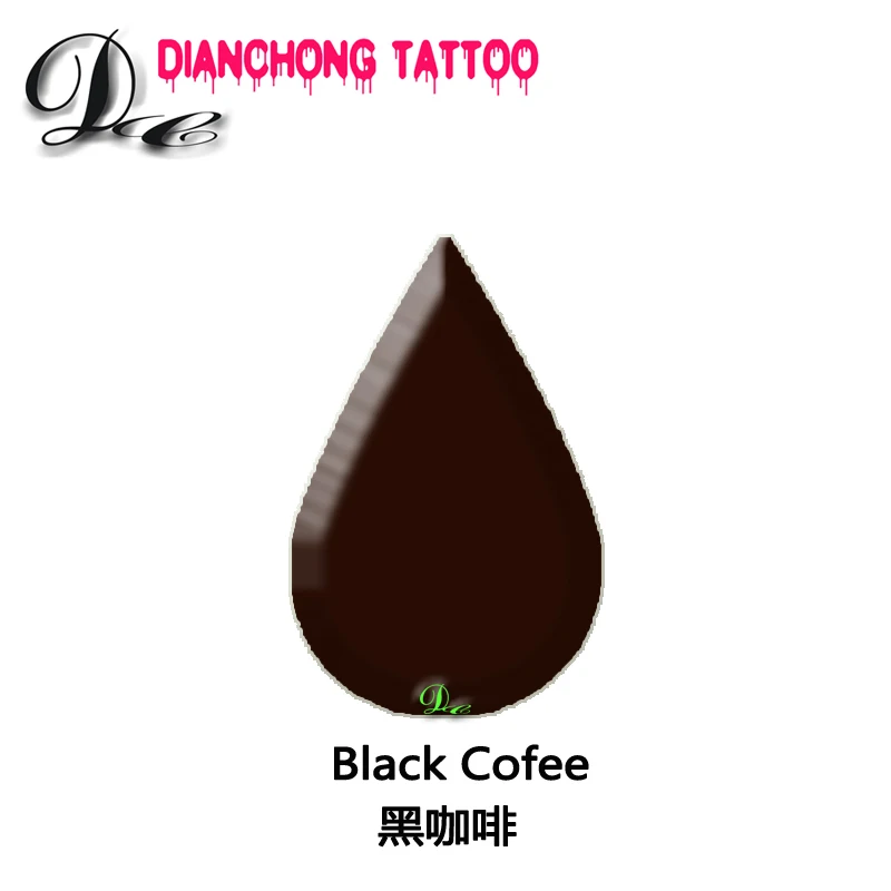 Black Coffee Перманентный макияж бровей пигмент для татуировки бровей microblding пигмент чернила макияж продукты Кофе Цвет чернила для микроблейдинга бровей - Цвет: Black Coffee