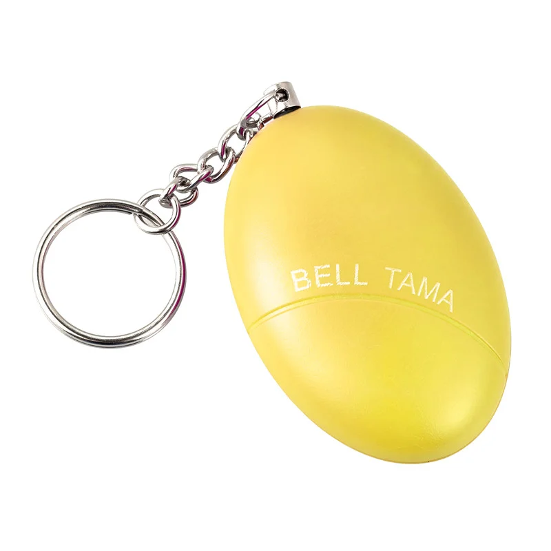 120db Egg Shape Self Anti Defence Lost Anti-Attack Safety Alarm With Key chain 