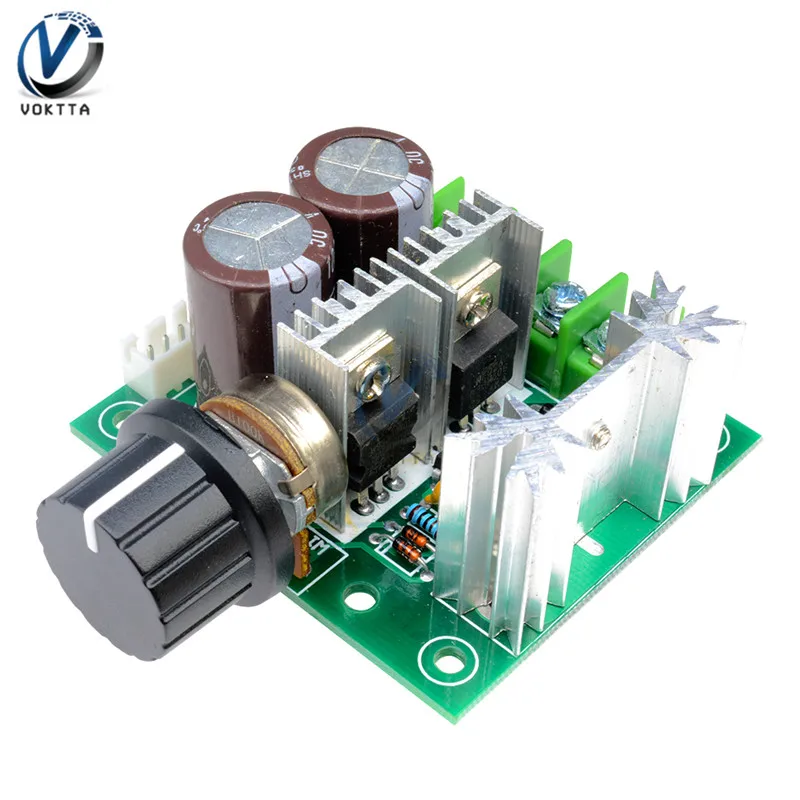 12V-40V 10A PWM DC Motor Governor Stepless Variable Speed Switch Module DC Motor Governor 
