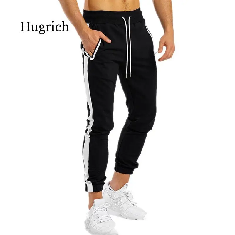New Mens Trackpants Casual Pants Joggers Sweatpants Cotton Skinny Trousers Male Gyms Fitness Workout Sportswear Pencil Pants