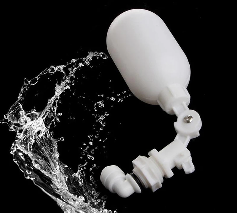 

Hot! Water Tank 1/2'' 3/4'' Inch White Plastic Adjustable Auto Fill Float Ball Valve Water Control Switch For Water Tower 1pc