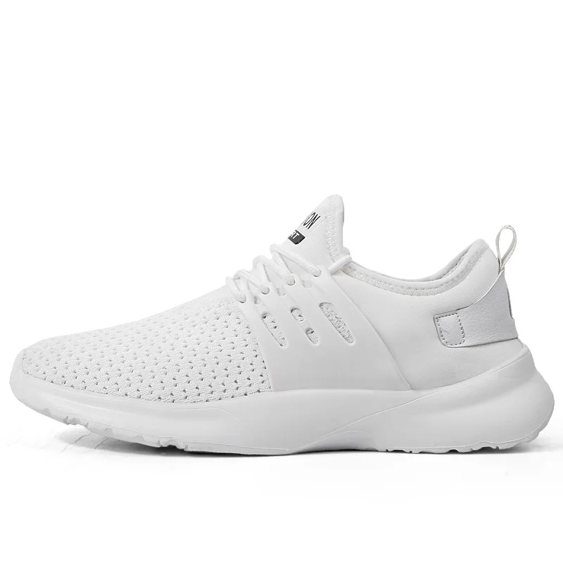 Белый Xiaomi/Новинка; мужские кроссовки; дышащие; Tenis Hombre; светильник; мужская повседневная обувь; топ-тек; удобная обувь для мужчин; сезон весна-лето-осень - Цвет: Белый