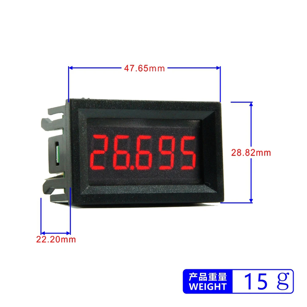 High-precision 0.56 inch DC0-33V 5 digit Digital Voltmeter Voltage Meter 3 wire 