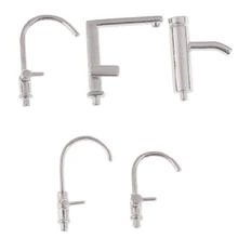 1/12 Миниатюрные аксессуары для кукольного домика, мини-кран для ванны, модель крана для воды, мебель, игрушки для украшения кукольного дома