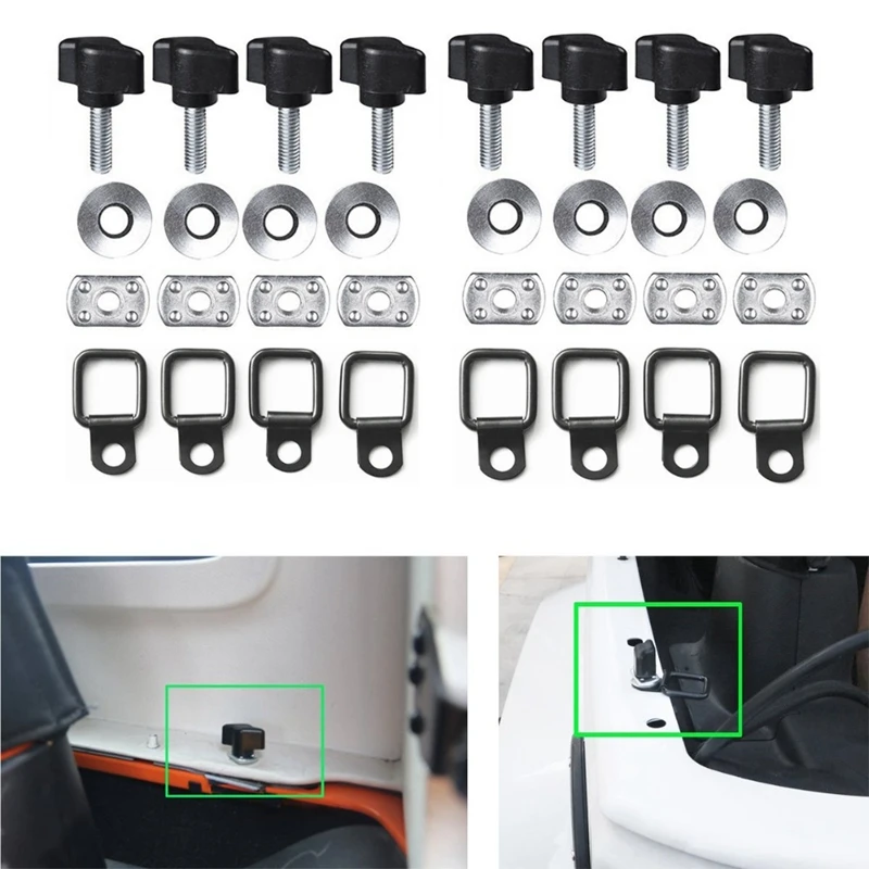 

Hard Top Removal Fastener Soft Top Thumb Screws For Jeep Wrangler CJ YJ TJ JK