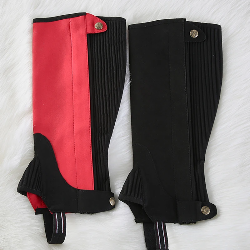 Equestrian supplies Equestrian Leggings Microfiber Horse Riding Boots Cover Adults Children Leg-protector Cheval Equipment 4