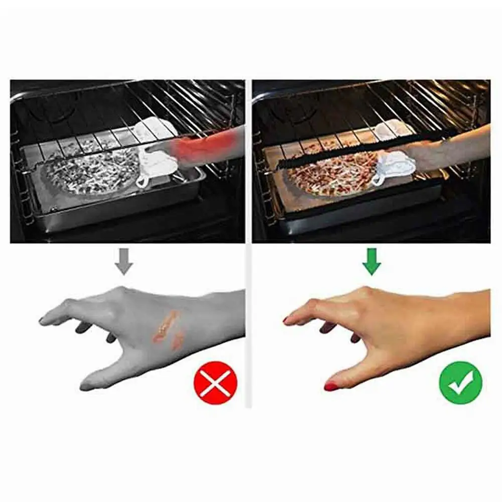 1 PC Oven Shelf Protector Silicone Oven Rack Guard Heat Resistant Strips
