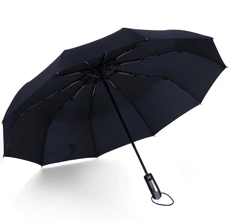 Тройной складной зонт эпонж автоматический зонт Роскошные Зонты Дождь женский готический Уникальный Зонт для мужчин
