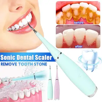 

Tooth Stain Remover Teeth whitening Tartar Teeth Stains Scaling USB Rechargeable Ultrasonic Vibration Electric Dentist Tools