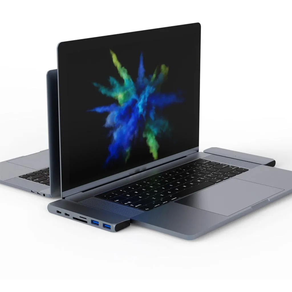 Двойной USB C к 4K HDMI 2 USB 3,0 SD/TF кард-ридер 2 типа c 7 в 1 концентратор адаптер