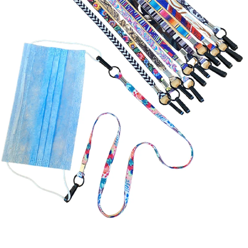 

12 Kinds Adjustable Face Mask Lanyard Handy Convenient Holder Rope Anti-lost Anti-drop Mask Hanging Neck Rope Halter Ropes Drops