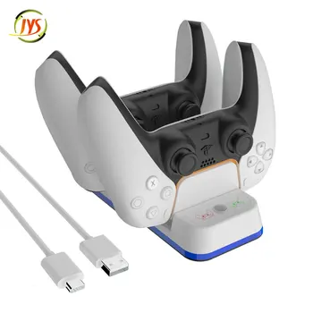 

For Sony Playstation 5 Wireless Controller Dual Charging With Indicator Light PS5 Handle Gamepad Charging Base Charger
