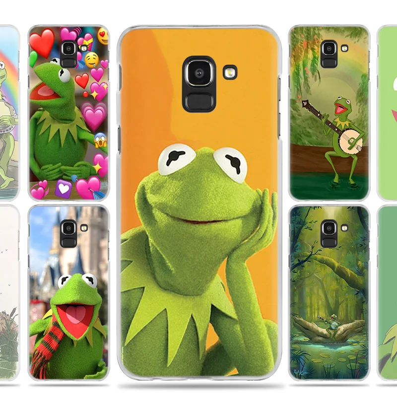 Лягушонок Кермит чехол для samsung Galaxy A50 A80 A70 A60 A40 A30 A20 A20e A10 A9 A7 A6 плюс Note 8 9 10 Pro
