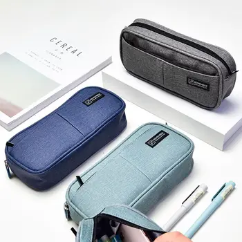 

Multifunction Pencil Case Bag Large Capacity Pen Stationery Cosmetic Brush Bags