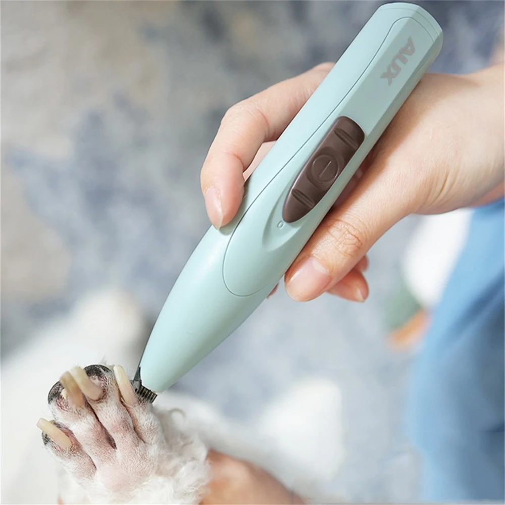 New Low-Noise Cat Dog Clippers Pet Foot Paws Hair Trimmer Dog Grooming Clipper USB Charging Cutter for Eye Ear Butt Hair Remover