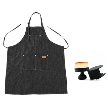 

Round Seal Makeup Brush Short Handle Foundation Concealer Powder Brush & Hair Dresser for Salon Apron Hairdressing Cape