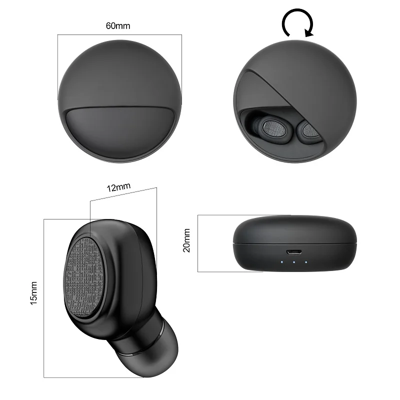 YH03 мини беспроводная гарнитура bluetooth 5,0 HD шумоподавление HIFI стерео TWS спортивная Гарнитура для xiaomi samsung LG