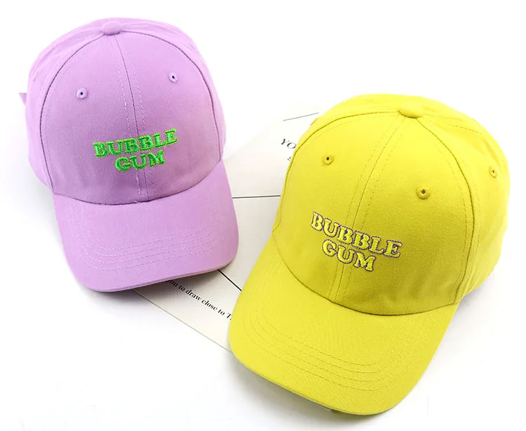 Детские бейсболки Bubble Gum, кепка для девочек, карамельный цвет, gorros Mujer, Snapback, шапки для девочек и мальчиков, 50-54 см
