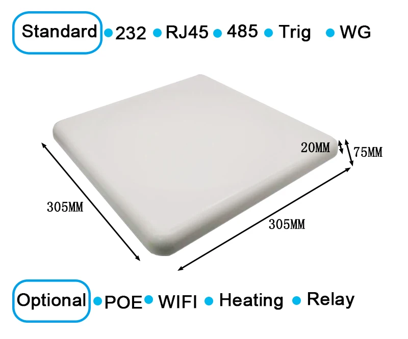 FONKAN умная парковка UHF RFID дальний Интеллектуальный считыватель с 9dBi антенной 4G UHF RFID считыватель