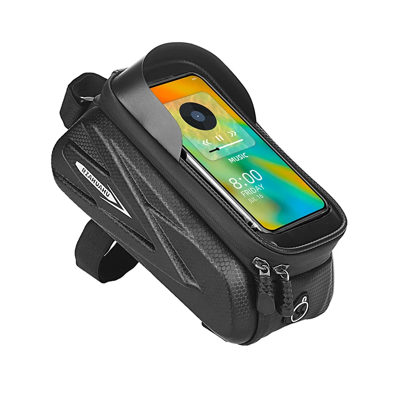 7.2Inch Bicycle Sensitive Touch Phone Top Tube Bag Waterproof Reflective Bag MTB Bicycle Storage Bag Riding Equipment XA143TQ