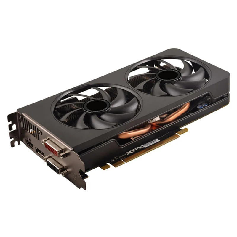 Оригинальные видеокарты XFX R9 270 4 Гб, видеокарты AMD Radeon R9 270A 270 4 Гб, видеокарты с графическим экраном, графический процессор, настольный компьютер, игровая доска, карта PCI-E