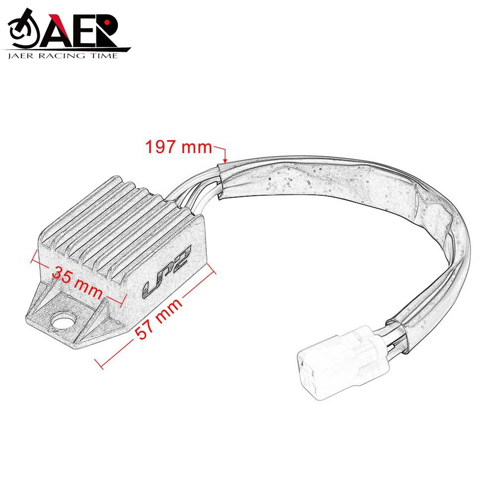 JAER SH728AA регулятор напряжения мотоцикла выпрямитель для Honda CRF250X 2004- CRF450X 2005- 31600-KSC-671