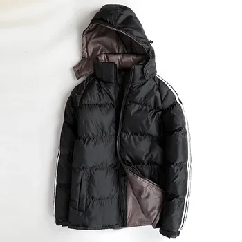 

Down Jacket For Boys Snow-outwear Male Winter Warm Thick Full Sleeve Overcoat Black Men Duck Down Over Size 3XL-6XL