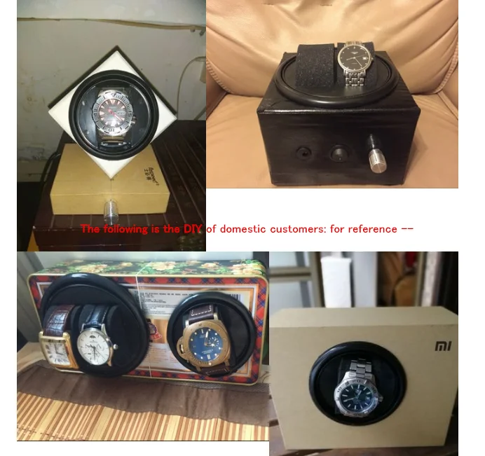 Для 2 часов положение Автоматическая обмотка Коробка Часов DIY аксессуары
