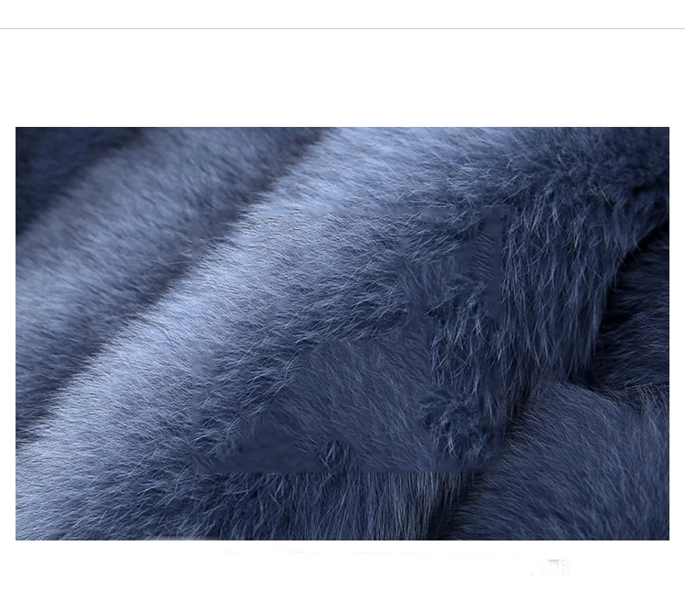 55 см длинные пользовательские натуральным лисьим мехом поперечные полосы лоскутное кожаное пальто; Верхняя одежда; куртка зимняя стоячий воротник женская кожа