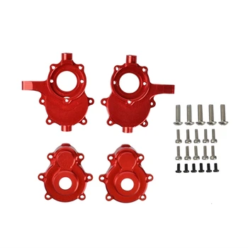 

2PCS Aluminum Alloy Front Outer Portal Housing Set for Redcat GEN8 RER11406 RER11333 1/10 RC Crawler