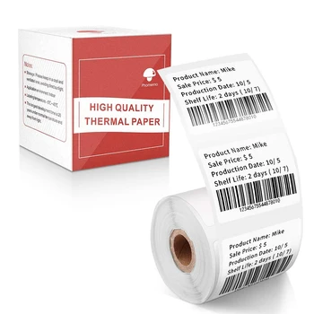 

Original Self-Adhesive Label Thermal Paper for Phomemo M110 Label Printer 1.57"x1.18"(40x30mm) 230 Labels/Roll Thermal Paper